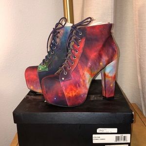 Rare Jeffrey Campbell Blackmilk Cosmic Litas